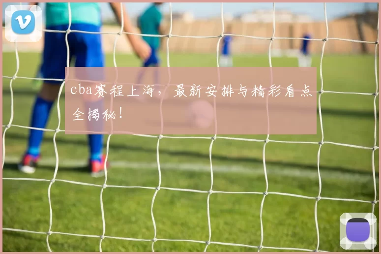 cba赛程上海，最新安排与精彩看点全揭秘！